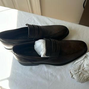 Ecco dark brown loafers 10.5 men’s (44EU)